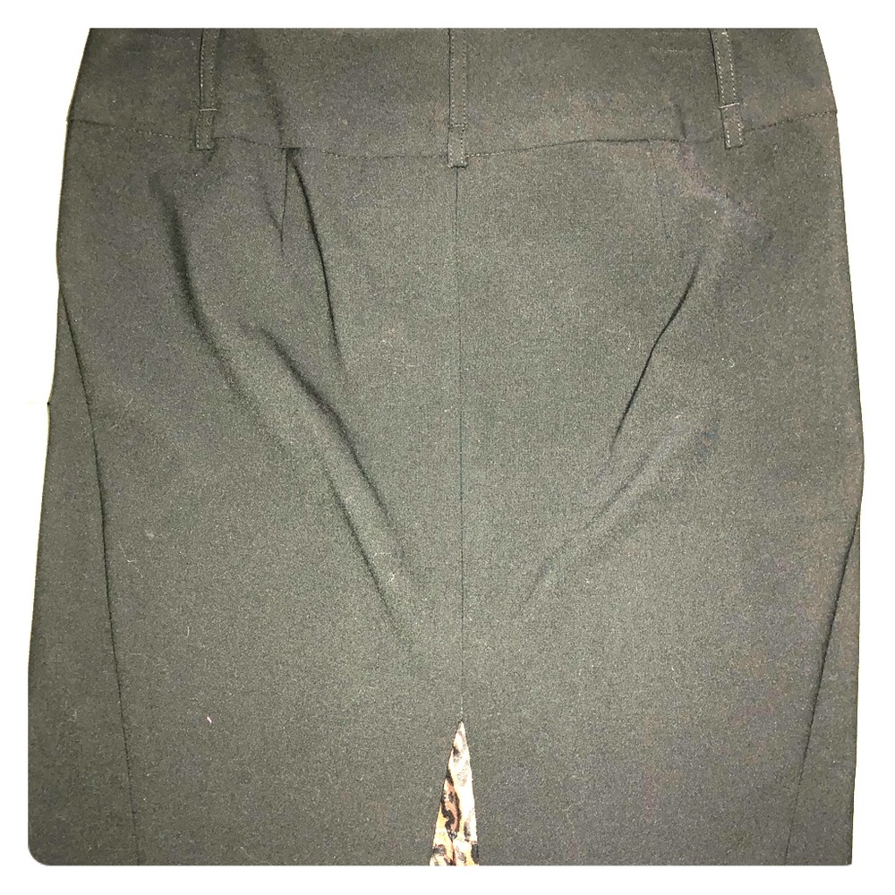 Black Express skirt with Cheetah print on inside